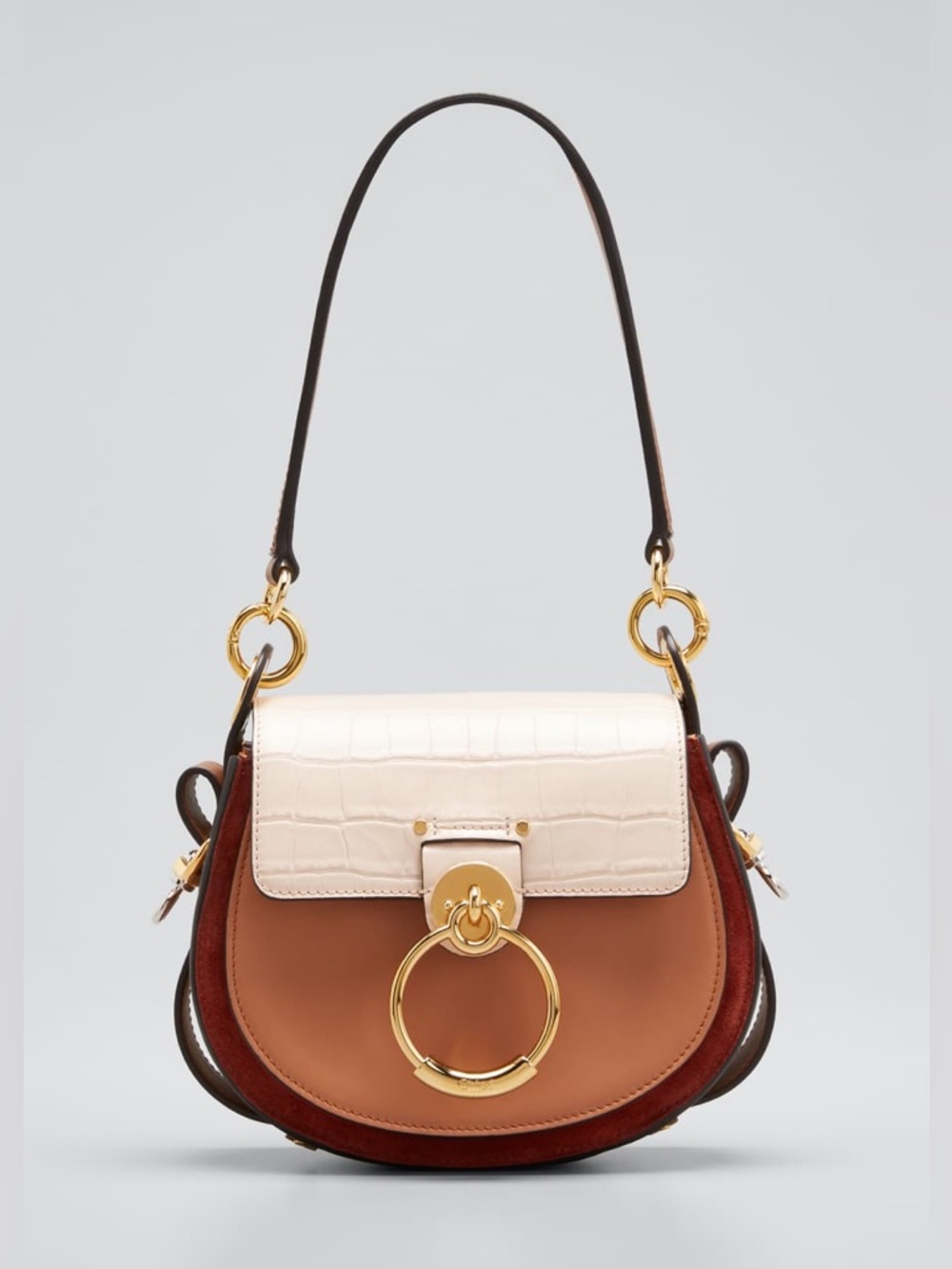 Chloe Tricolor Shoulder Bag - Picture 3 of 16